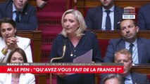 Marine Le Pen : «Ce spectacle afflige le monde entier»