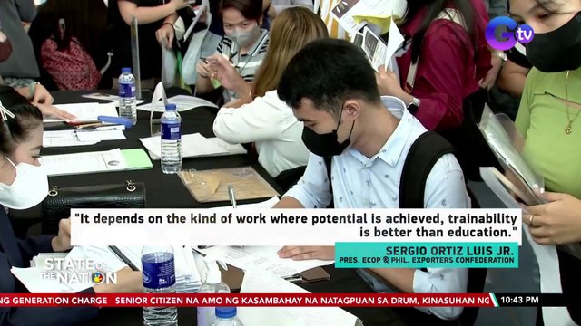 Ilang employer, mas tinitingnan na raw ang potensyal at kakayahan kaysa sa educational attainment o pinag-aralan | SONA