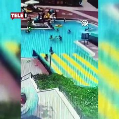 Su parkında feci ölüm! Yüzüstünde kaydı başını zemine çarptı