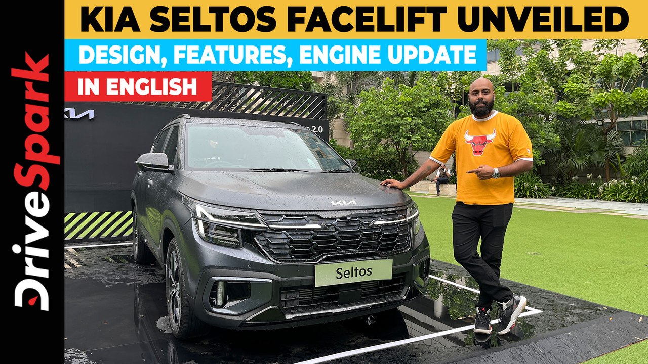 KIA Seltos Facelift Unveiled | Design | Features | Engine Update | Promeet Ghosh