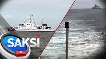 2 Coast Guard ship ng Pilipinas, sinalubong ng mga barko ng China | Saksi