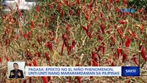 Epekto ng El Niño phenomenon, unti-unti nang mararamdaman sa Pilipinas — PAGASA | Saksi