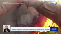 Babae, nailigtas mula sa nasusunog na kotse | Saksi