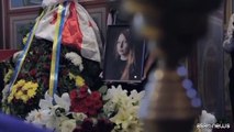 Cerimonia di addio a Kiev alla scrittrice ucraina Victoria Amelina