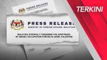 Serangan Tebing Barat: Malaysia kutuk serangan udara rejim Israel