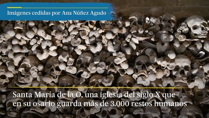 El osario de una iglesia en Wamba (Valladolid) guarda los restos de unas 3.000 personas