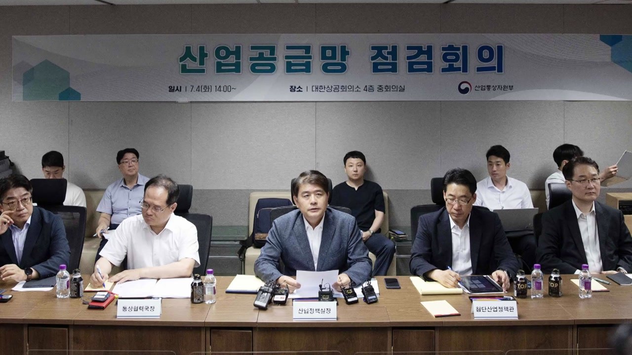 정부, 공급망 점검 회의..."中 수출 통제 영향 제한적" / YTN