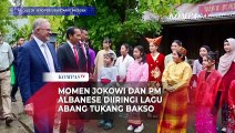 Jokowi dan PM Albanese Kunjungi Sumatran Village, Diiringi Lagu Abang Tukang Bakso