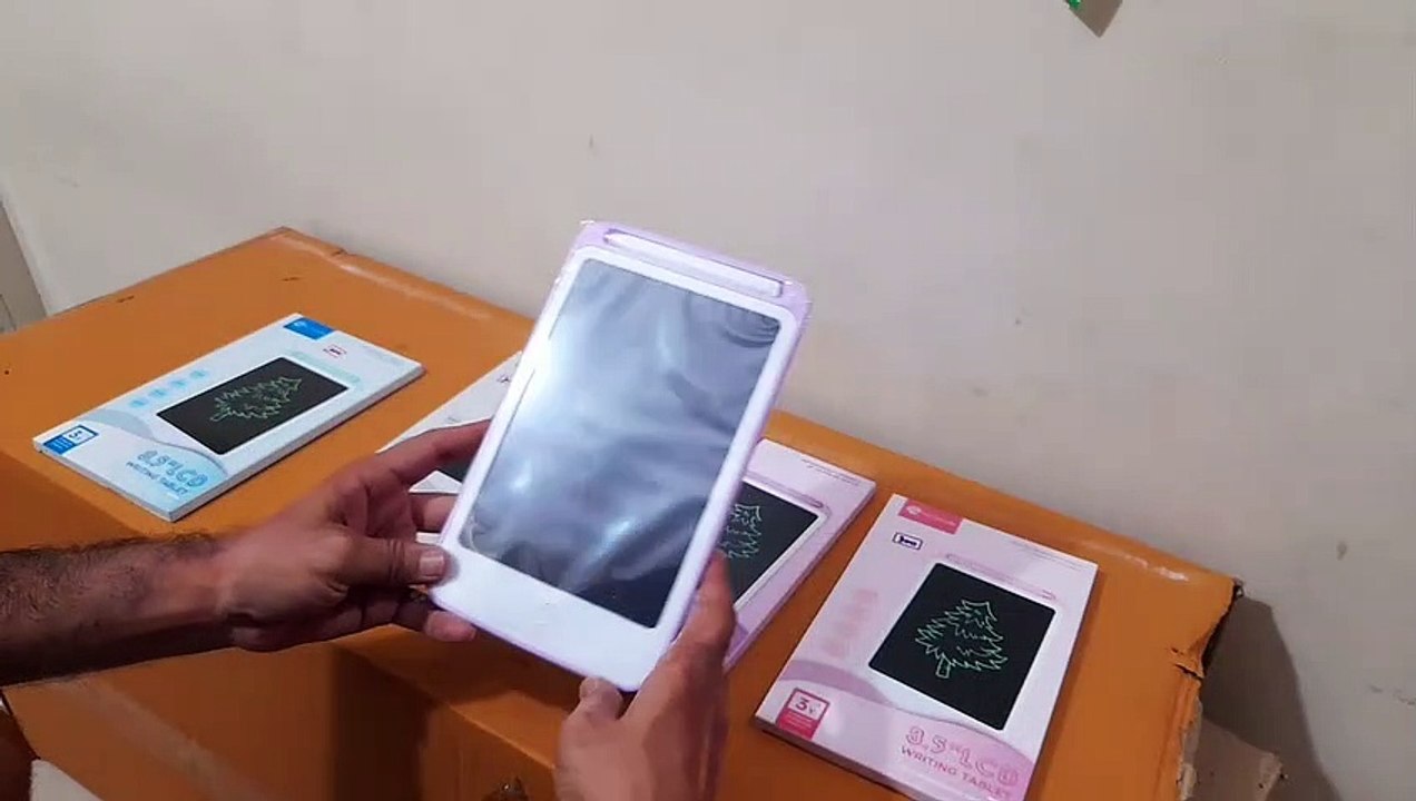 Unboxing and Review of premium look 8.5 Inch LCD Writing Board Tablet Electronic Slate for Kids