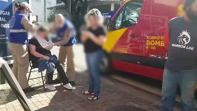 Mulher é atropelada na Rua Paraná, no Centro de Cascavel