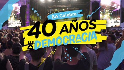 BA Celebra 40 años de democracia video bis