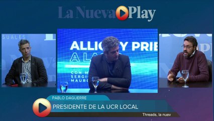 Pablo Daguerre, presidente de la UCR local en Allica y Prieta a las 12