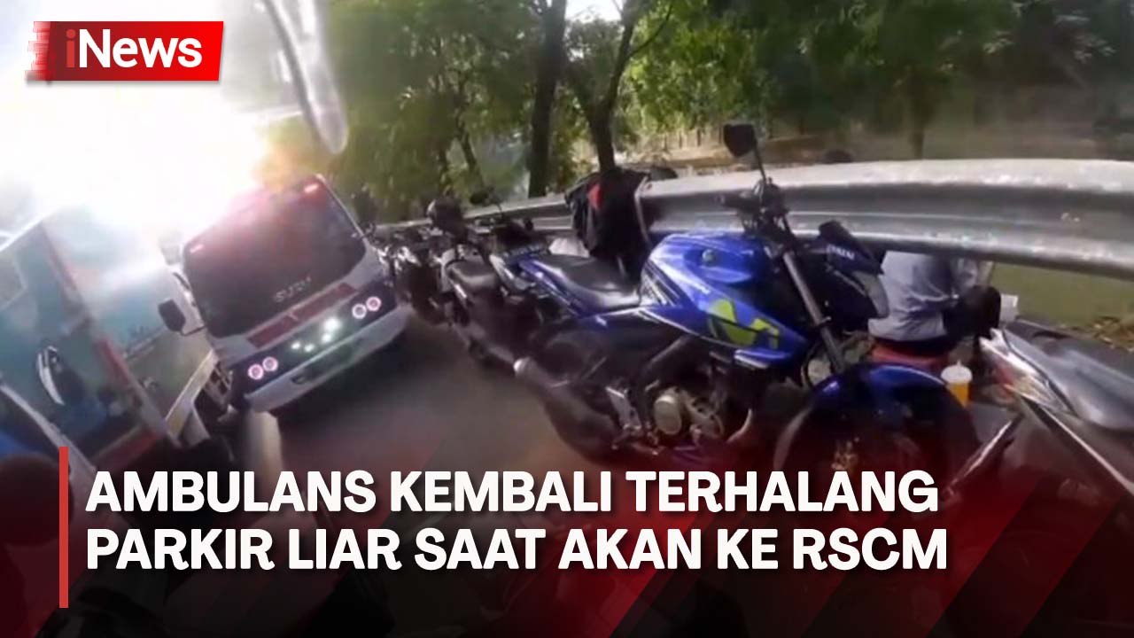 Anggota TNI Turun Tangan saat Ambulans Terhalang Parkir Liar di Sekitar RSCM