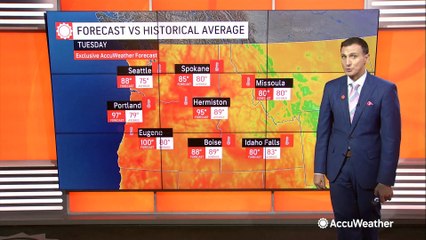 Scorching heat persists across parts of the West