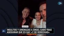 Insultos y amenazas a Ángel Garó tras asegurar que es gay «y de derechas»