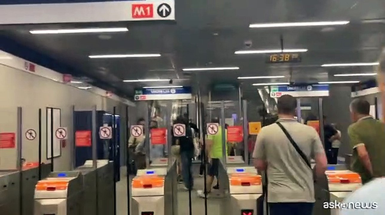 A Milano inaugurata la fermata San Babila della metro M4