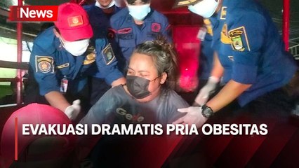 Evakuasi Pria Obesitas di Tangerang Berlangsung Dramatis, Sempat Alami Sesak Napas