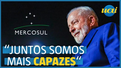 Lula assume a presidência do Mercosul e defende a união