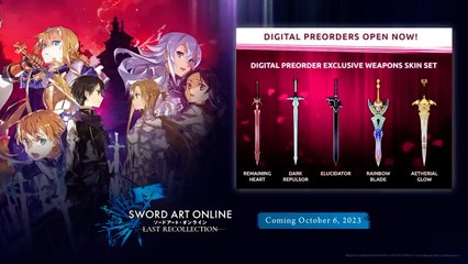 SAO Last Recollection Gameplay Video Compared to Alicization Lycoris