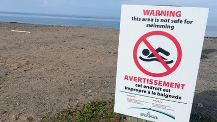 Plage de Beresford : baignade interdite