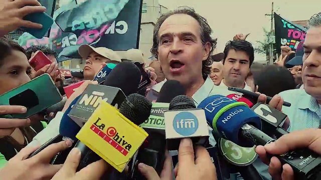 Rueda de prensa del anuncio de Federico Gutiérrez como candidato a la Alcaldía de Medellín
