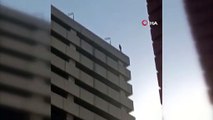 Une jeune fille a sauté d'une hauteur de plusieurs mètres à Izmir