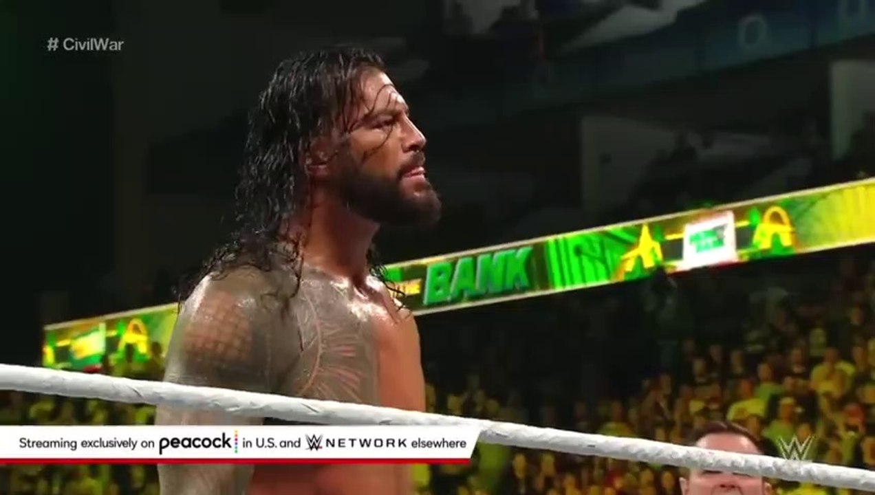 The Usos vs. Roman Reigns & Solo Sikoa - The Bloodline Civil War_ Money in the Bank 2023 highlights
