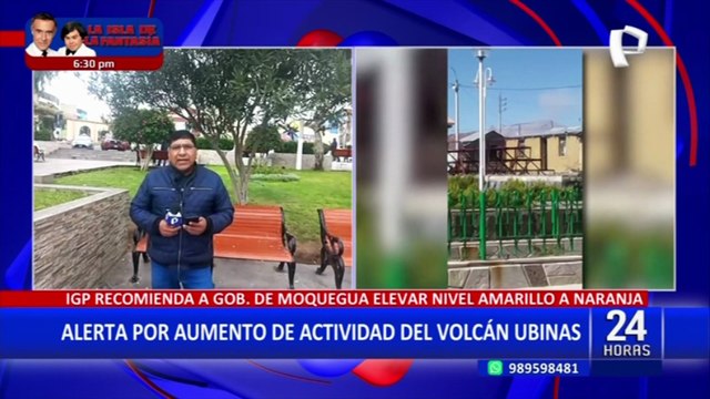 Volcán Ubinas: emisión de cenizas se extiende a un radio de 10 kilómetros