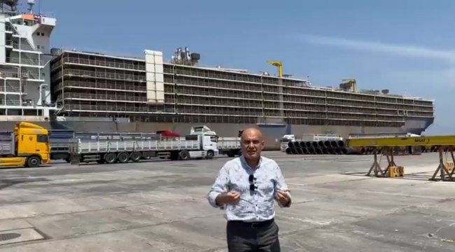 Uruguay'dan Bandırma'ya 28 bin büyükbaş hayvan geldi