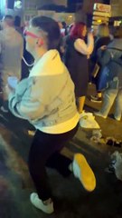 Slip Pauses Dance Party