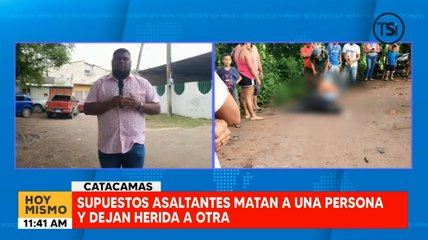 Supuestos asaltantes asesinan a una persona y dejan herida a otra en Catacamas