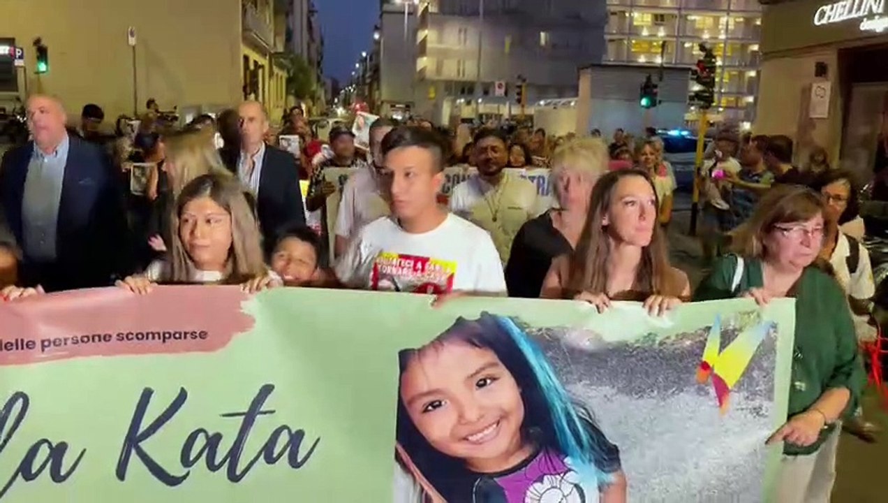 Kata scomparsa, il corteo a Firenze un mese dopo