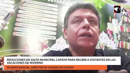 Refacciones en salto municipal Capioví para recibir a visitantes en las vacaciones de invierno