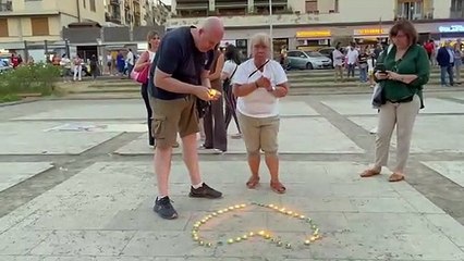 Candele a forma di cuore per la piccola Kata