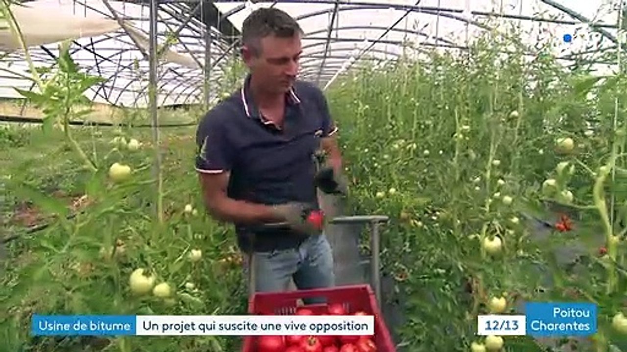 FR3 poitou-charente - Opposition au projet d'usine d'enrobage (bitume) de l'entreprise CHARIER, à Marsac - 7 juillet 2023