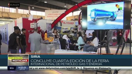 Feria SirPetro 2023 pretendió estimular la inversión en instalaciones petroleras sirias