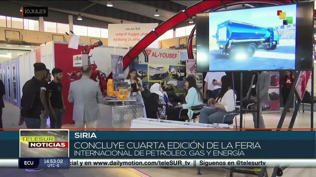 Feria SirPetro 2023 pretendió estimular la inversión en instalaciones petroleras sirias