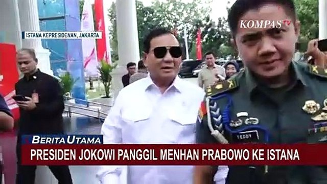Menteri Pertahanan, Prabowo Subianto Usai Dipanggil Presiden Jokowi: Saya Laporkan Isu Pertahanan