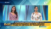 Extorsionadores en Trujillo: amenazan a empresas de transporte por no pagar 20 soles diarios
