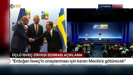 Dernière minute： Secrétaire général de l'OTAN Stoltenberg： Le président Erdogan prendra la décision au Parlement d'approuver l'adhésion de la Suède