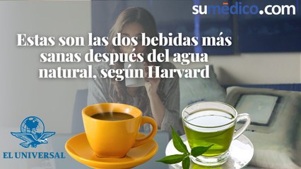 Estas son las dos bebidas más sanas después del agua natural, según Harvard