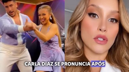 CARLA DIAZ SE PRONUNCIA AO FICAR EM SEGUNDO LUGAR NO TÉRMINO DA DANÇA DOS FAMOSOS