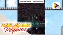 TALK BIZ | Taylor Swift, tumakbo paalis ng stage matapos magkaroon ng stage malfunction sa kalagitnaan ng kaniyang concert sa Ohio