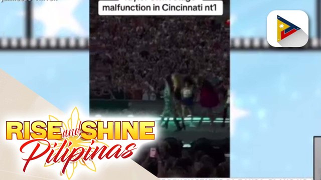 TALK BIZ | Taylor Swift, tumakbo paalis ng stage matapos magkaroon ng stage malfunction sa kalagitnaan ng kaniyang concert sa Ohio