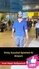 Vicky Kaushal Spotted At Airport