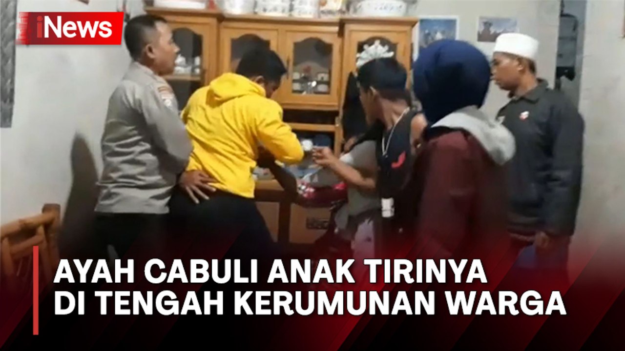 Detik-Detik Penangkapan Ayah Cabuli Anak Tirinya Di Tengah Kerumunan ...