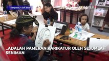 Seniman Karikatur Jadi Magnet Pengunjung Pesta  Kesenian Bali 2023