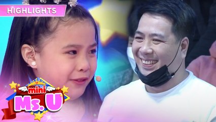 Little Miss U Natania cries upon hearing her father's message | It's Showtime Mini Miss U