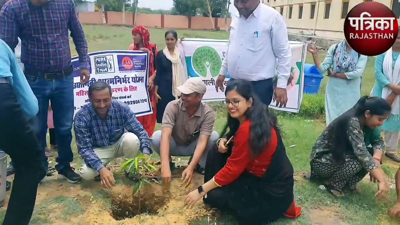 छायादार पौधे रोप सजाया सरस्वती का आंगन, छाएगी ह...