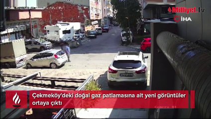 Çekmeköy'deki doğal gaz patlamasına ait yeni görüntüler ortaya çıktı